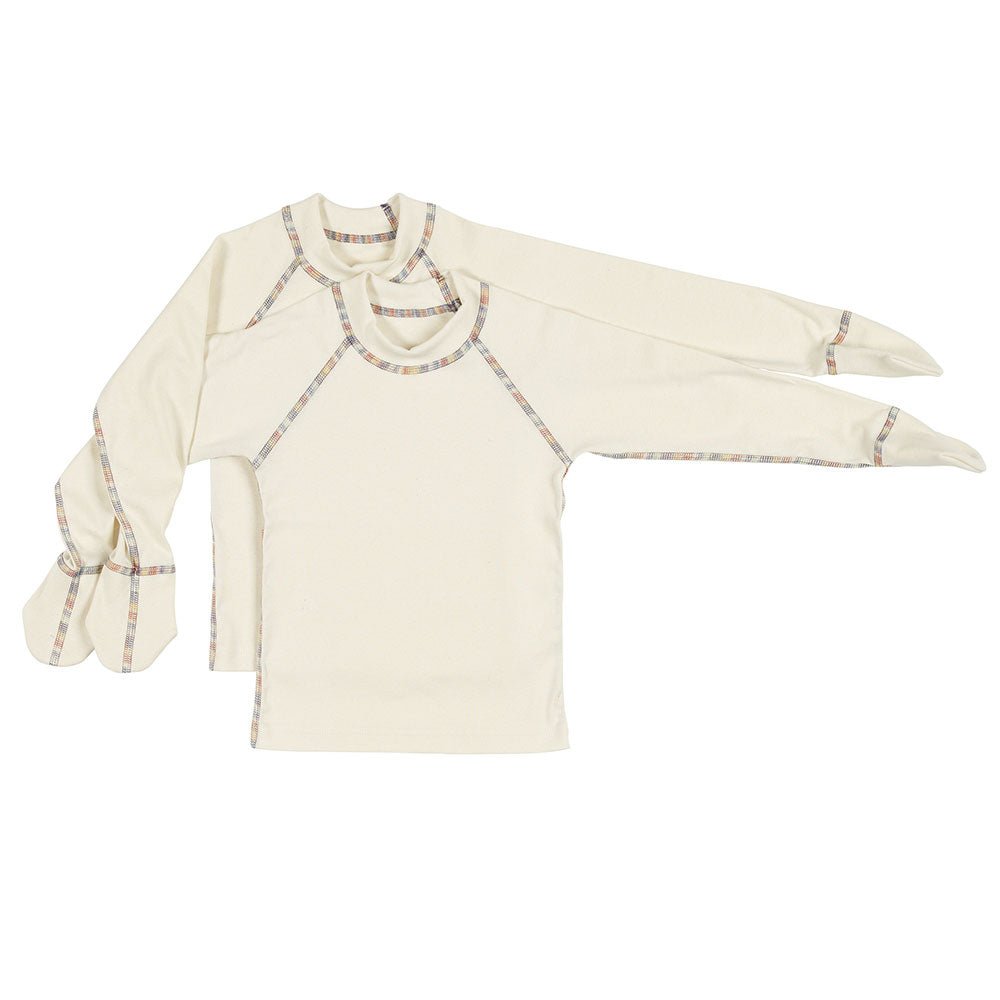 Eczema Clothing Scratch Mitten T-Shirt / Sleep Top Eco-Organic - 0-4 Years - 2 Pack - Baby&More
