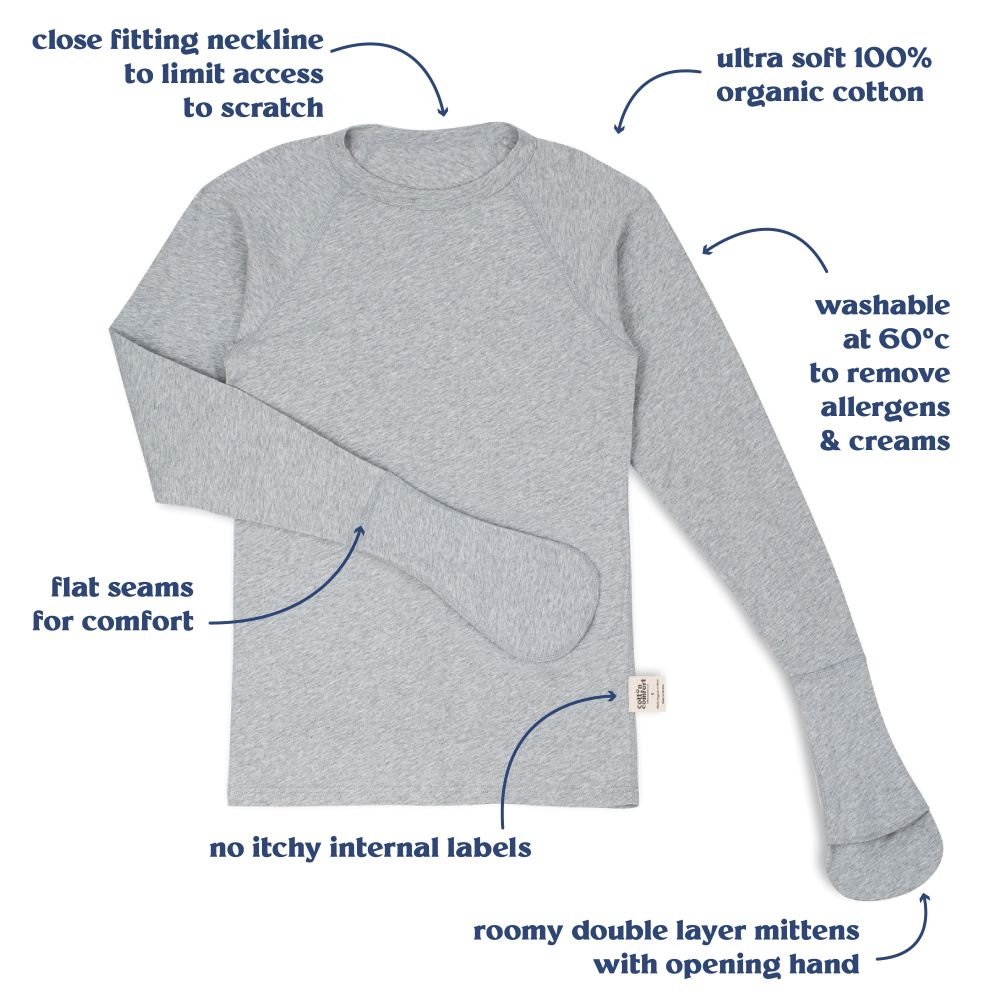 Eczema Clothing Scratch Mitten T-Shirt with Opening Hand - Kids - Baby&More