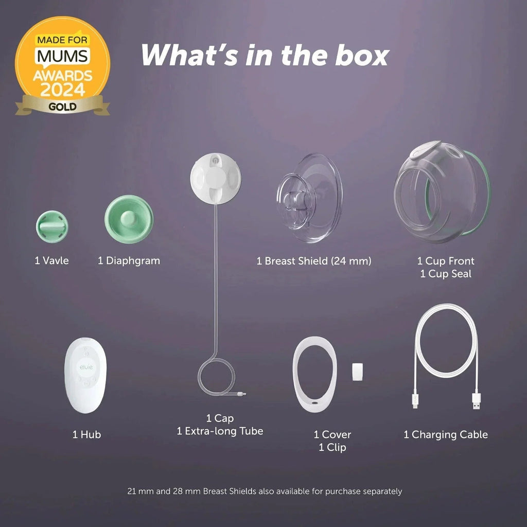 Elvie Stride Hands Free Single Electric Breast Pump - Baby&More
