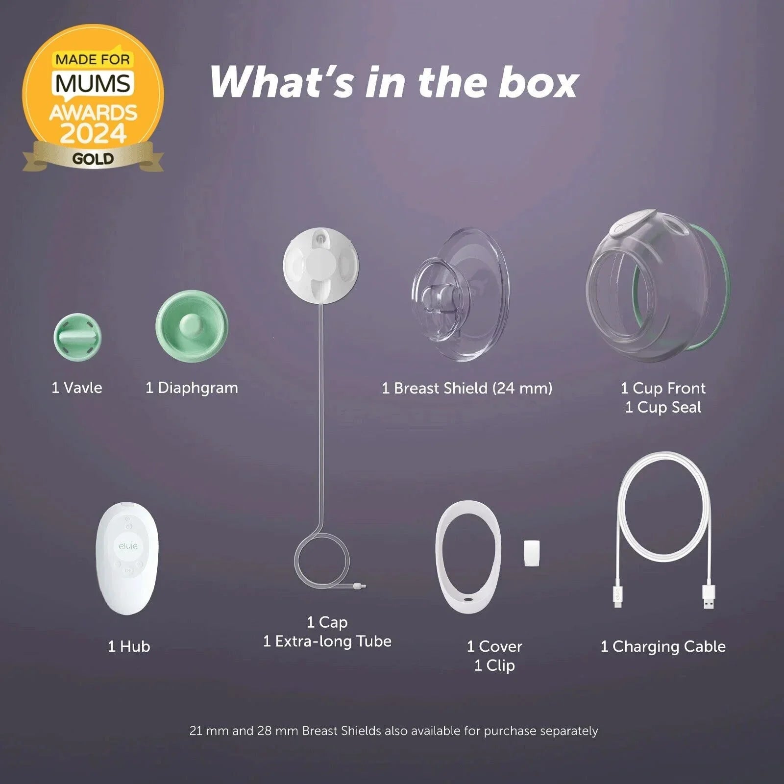 Elvie Stride Hands Free Single Electric Breast Pump - Baby&More