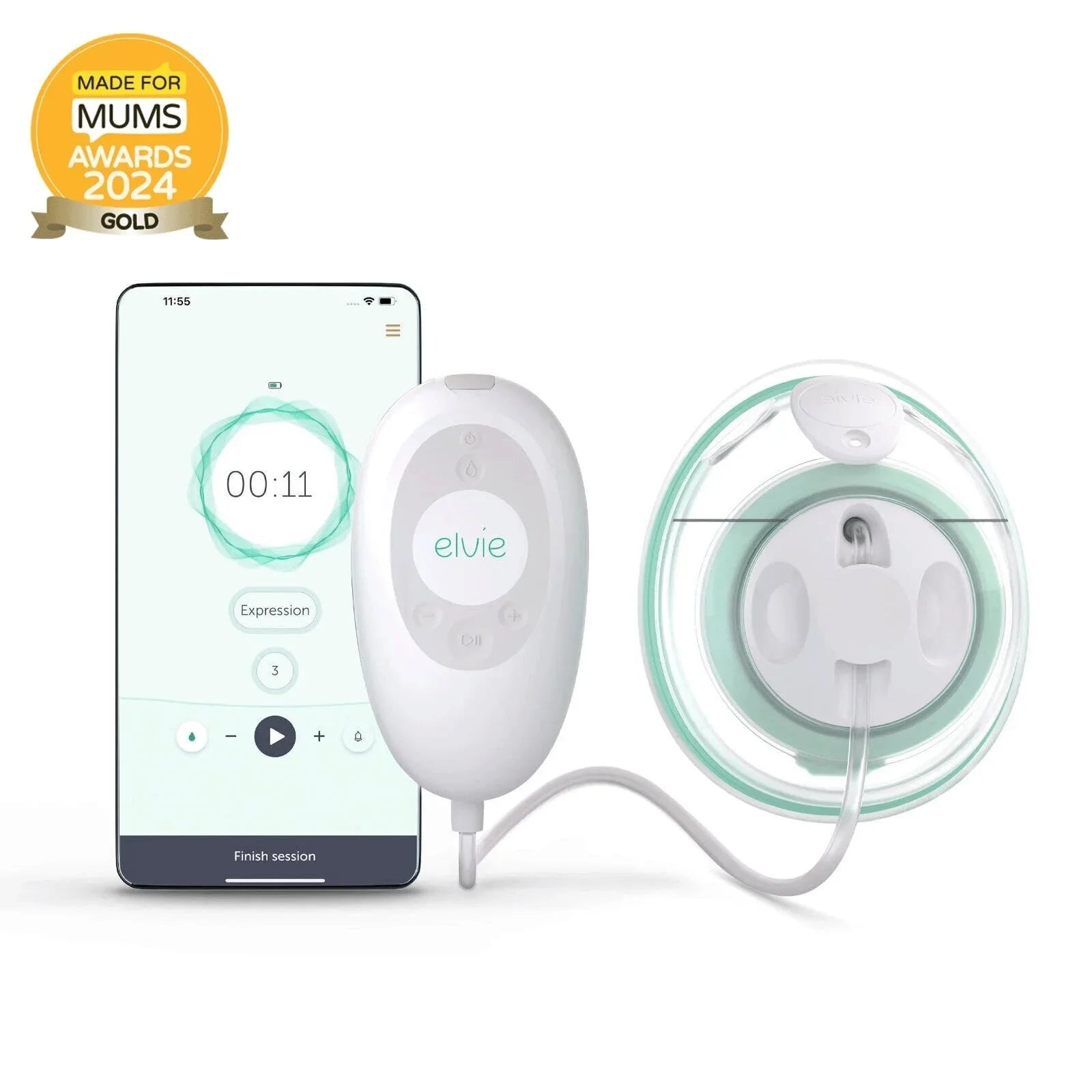 Elvie Stride Hands Free Single Electric Breast Pump - Baby&More