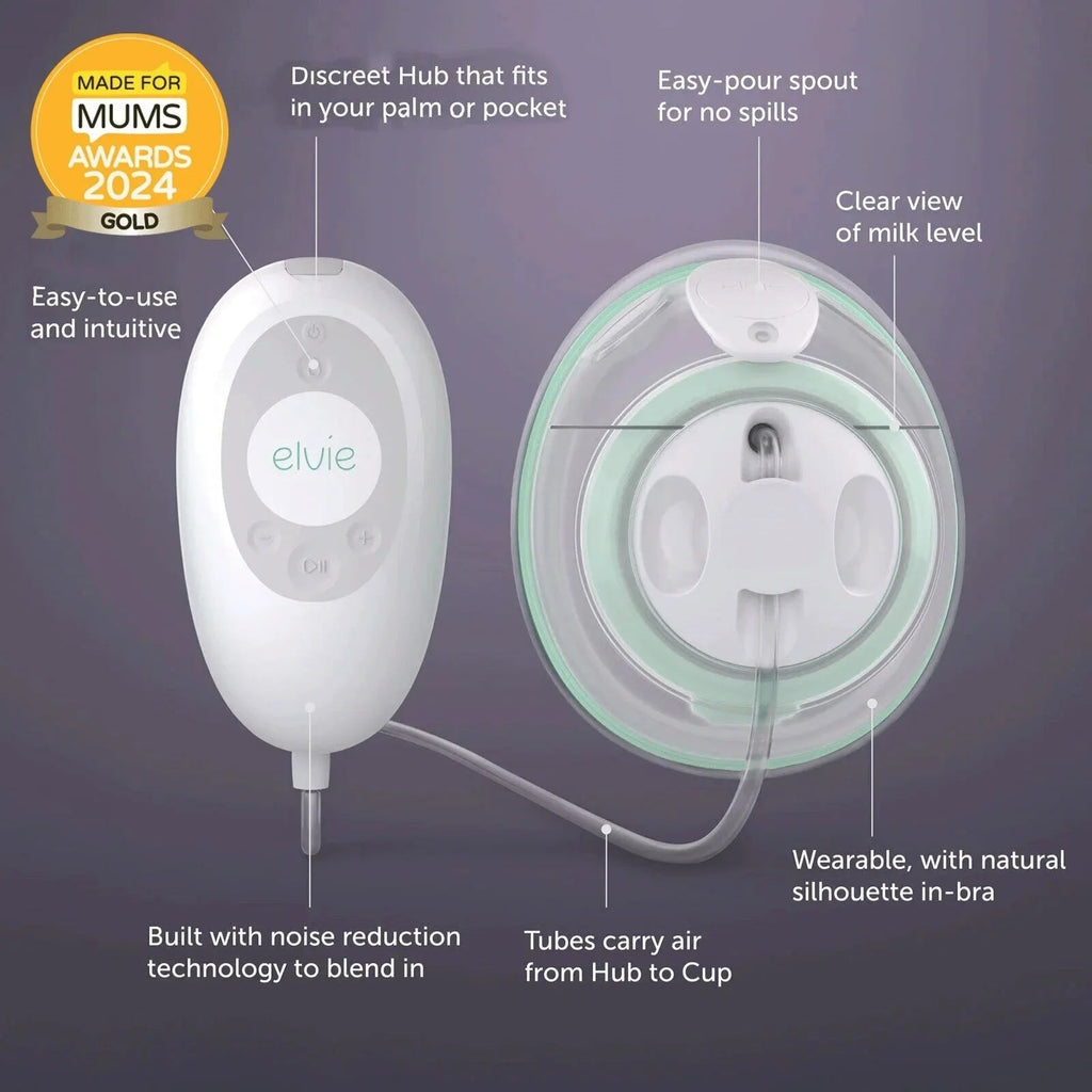 Elvie Stride Hands Free Single Electric Breast Pump - Baby&More