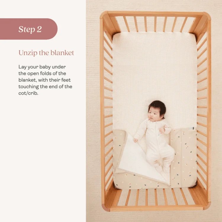 ergoPouch - Organic Untuckable Safer Sleep HugMe Blanket - 1.0 / 2.5 TOG - Baby&More