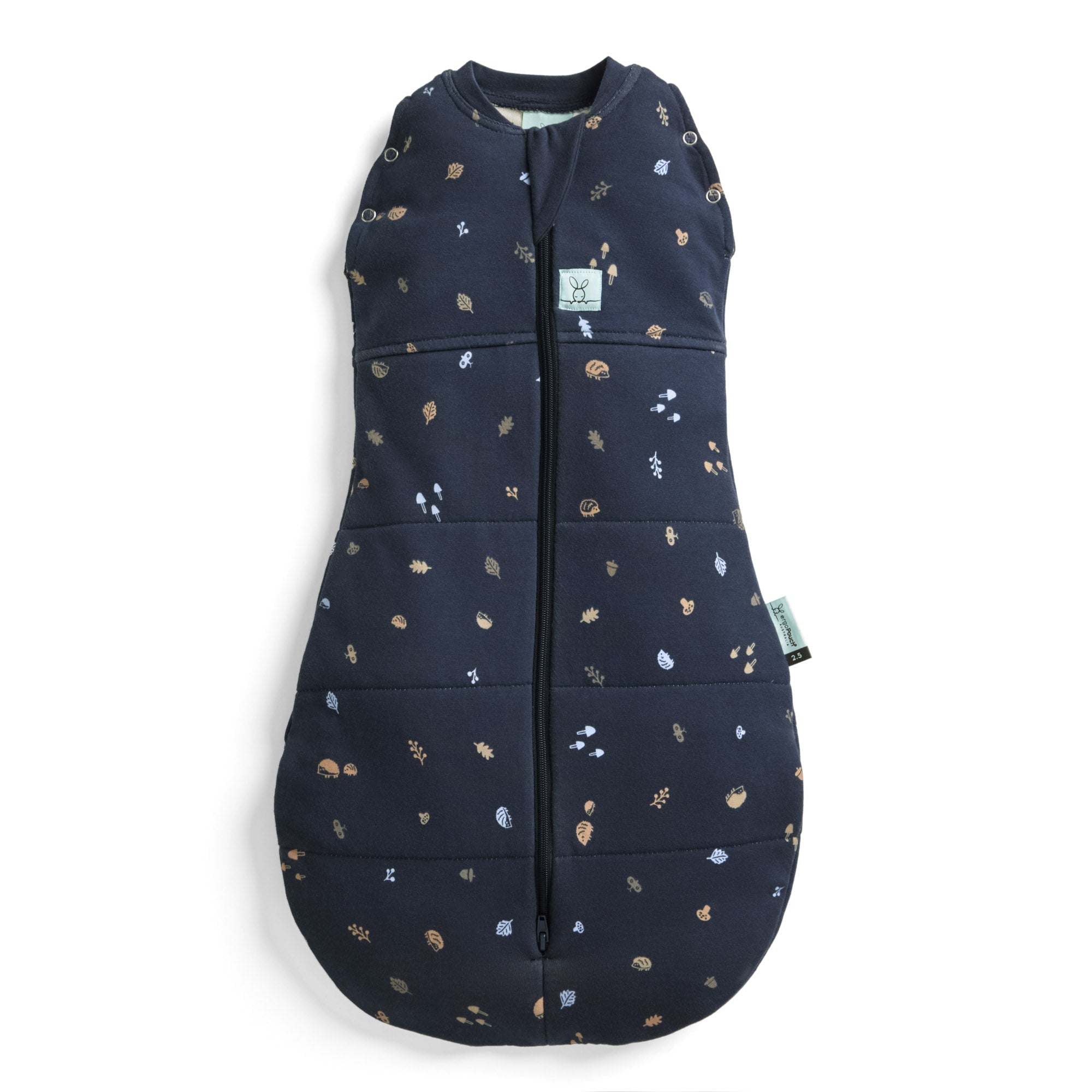 ergoPouch - Organic Winter Cocoon Swaddle Sleeping Bag - Hedgehog - 2.5 TOG - 3 - 6m - Baby&More