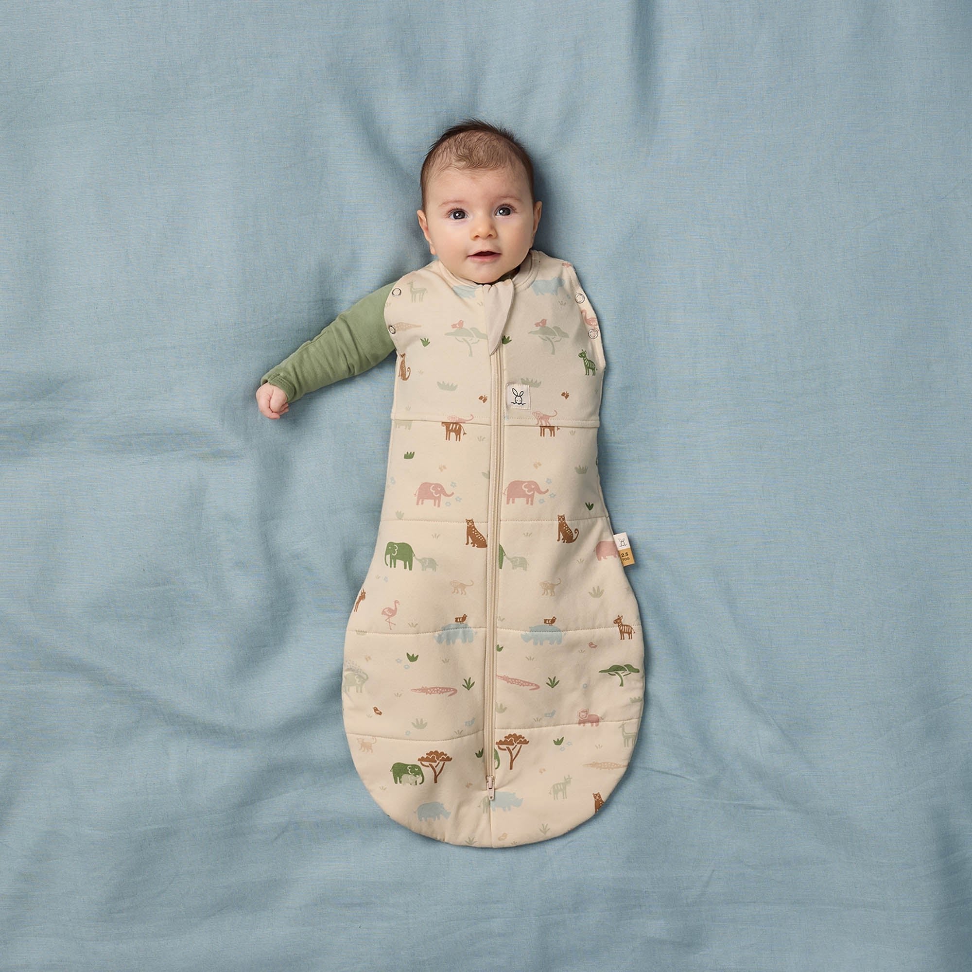 ergoPouch - Organic Winter Cocoon Swaddle Sleeping Bag - Savannah - 2.5 TOG - Baby&More