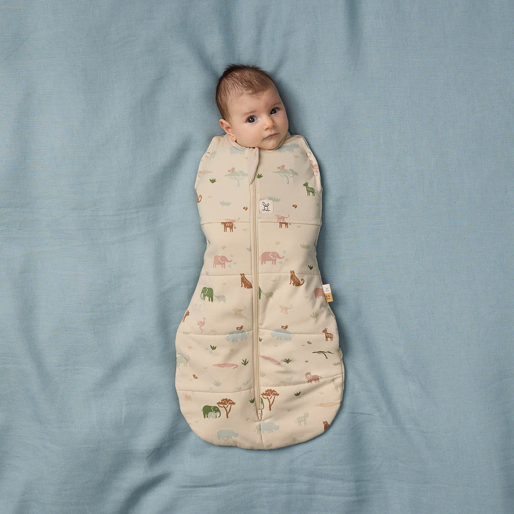 ergoPouch - Organic Winter Cocoon Swaddle Sleeping Bag - Savannah - 2.5 TOG - Baby&More