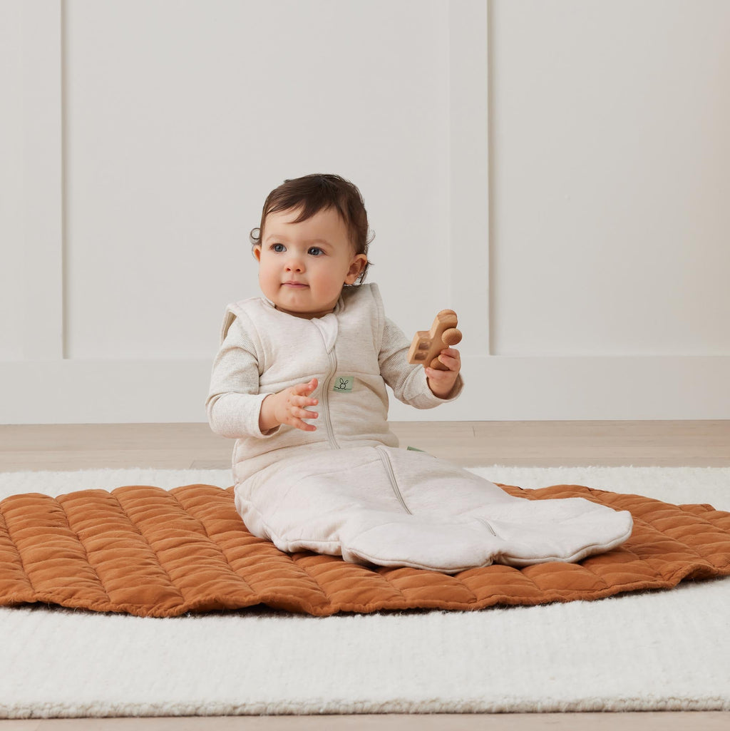 ergoPouch - Organic Winter Jersey Sleeping Bag - Oatmeal - 2.5 TOG - Baby&More