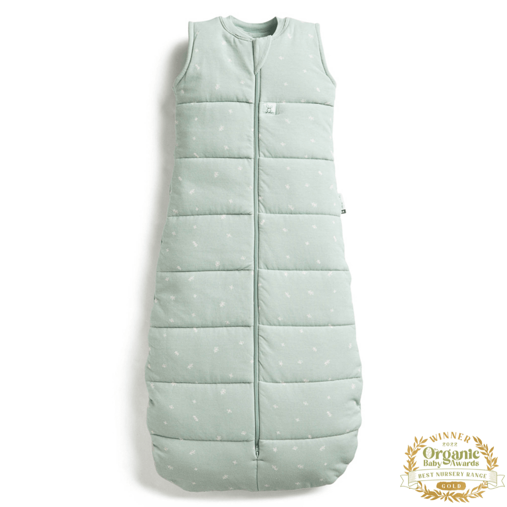 ergoPouch - Organic Winter Jersey Sleeping Bag - Sage - 2.5 TOG - Baby&More