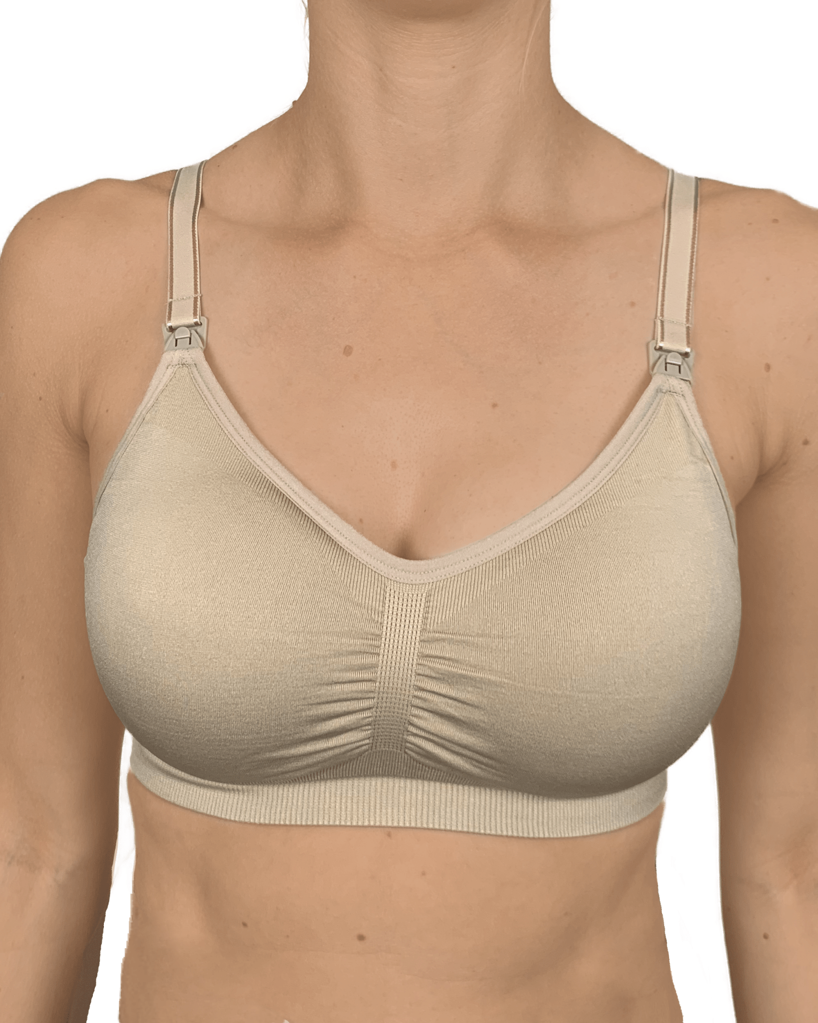 Everyday Seamfree Maternity and Nursing Bra in B to F Cup - White - Baby&More