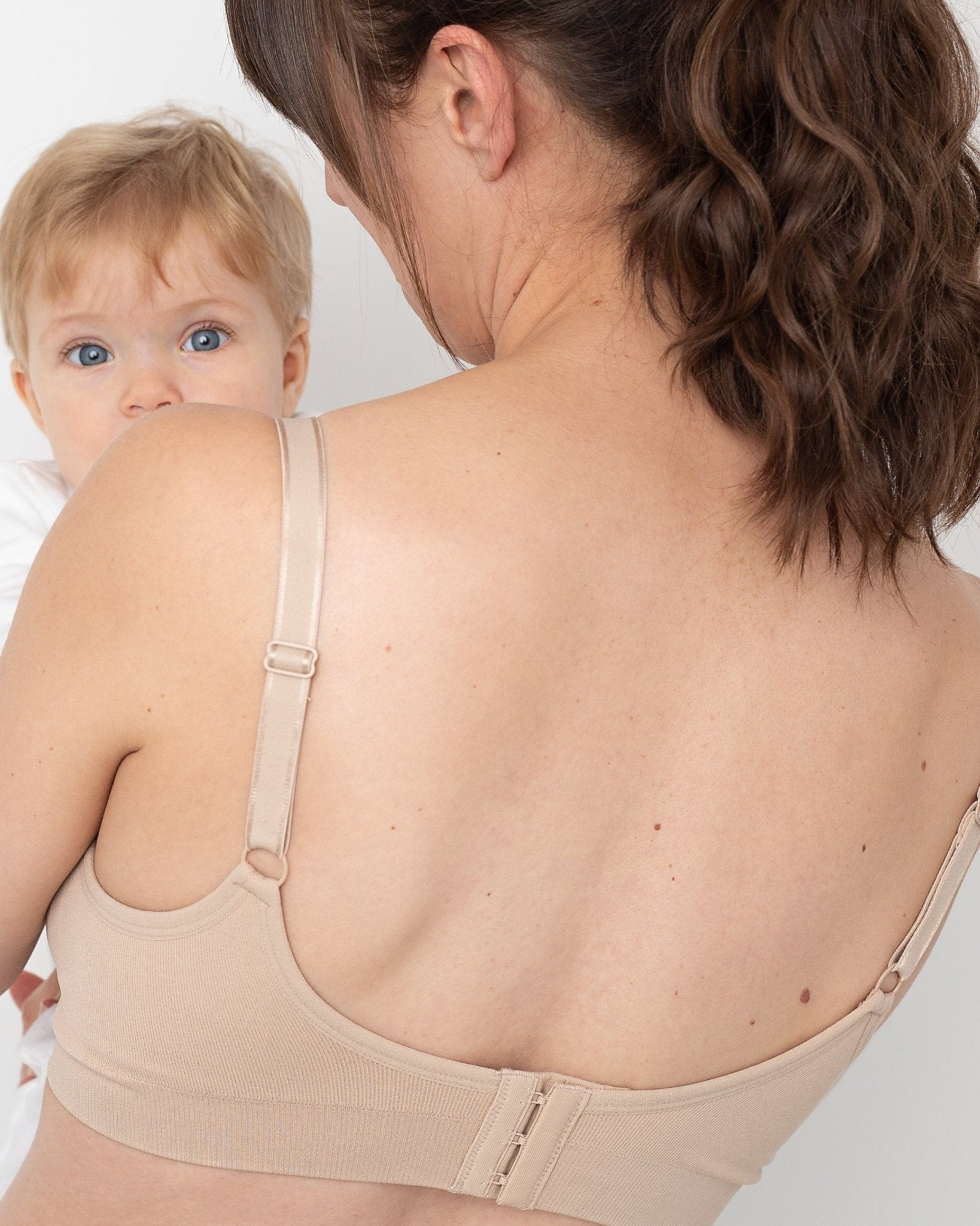 Everyday Seamfree Maternity & Nursing Bra in B to F Cup - Beige - Baby&More