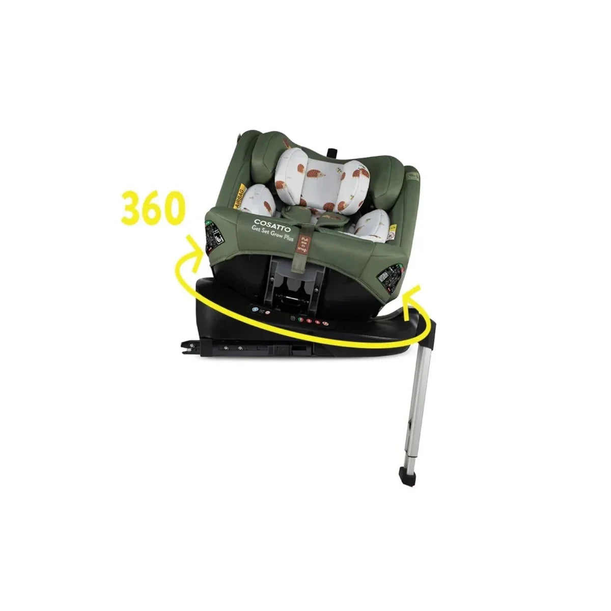 Cosatto Get Set Grow Plus i-Size Group 0+/1/2/3 360 Car Seat - Hoglet