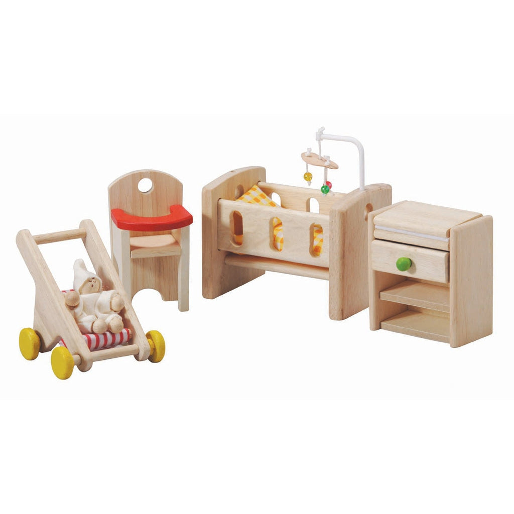 PlanToys Wooden Nursery Furniture Set