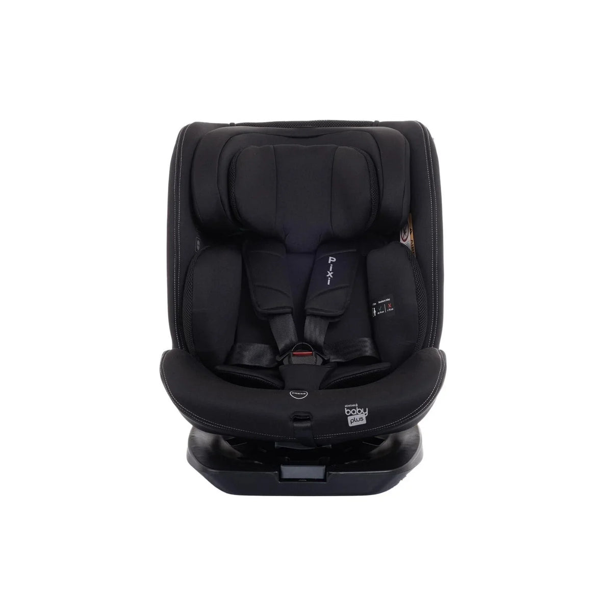baby plus Pixi i-Size Group 0+/1/2/3 (Birth to 12 Years) Car Seat - Black