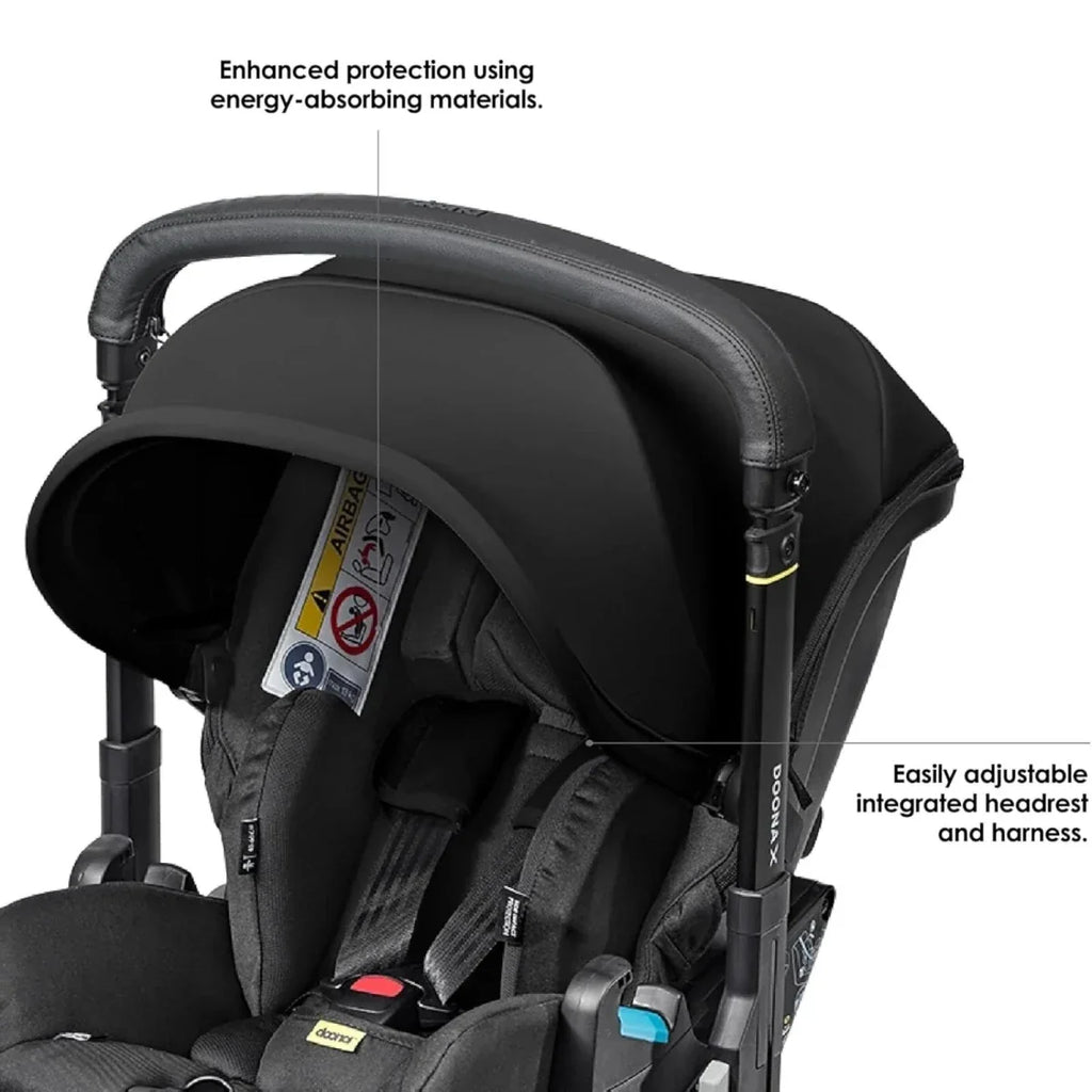 Doona X Infant Group 0+ Car Seat & Stroller - Nitro Black
