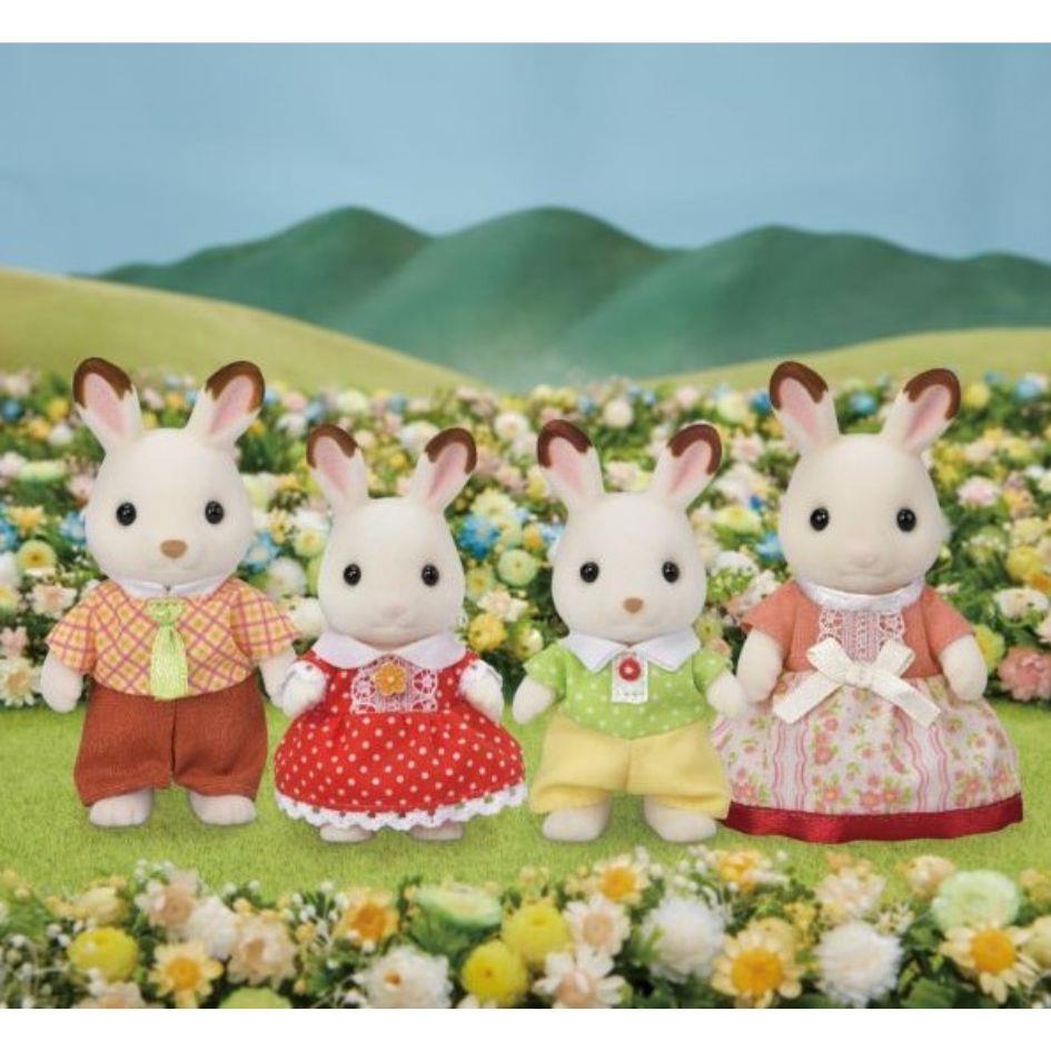 Sylvanian Families - Chocolate Rabbit Family