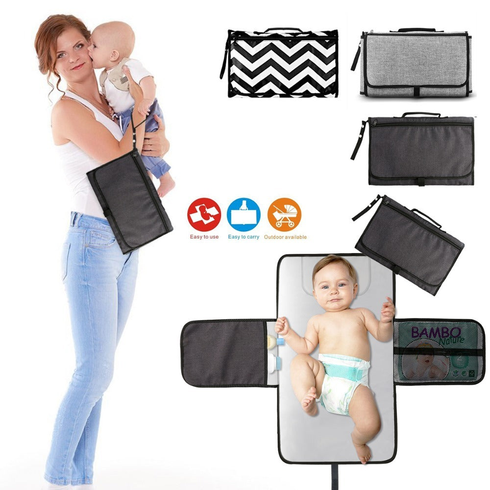 Portable Nappy Changing Mat Bag