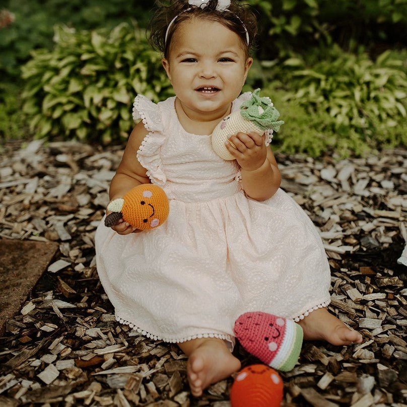 Friendly Orange Rattle - Baby&More