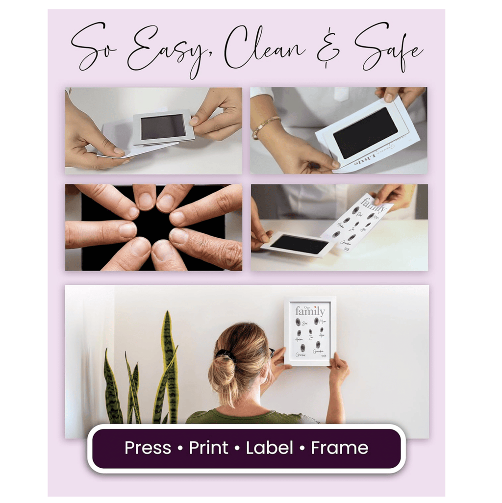 Family Fingerprints Picture Frame - Baby&More