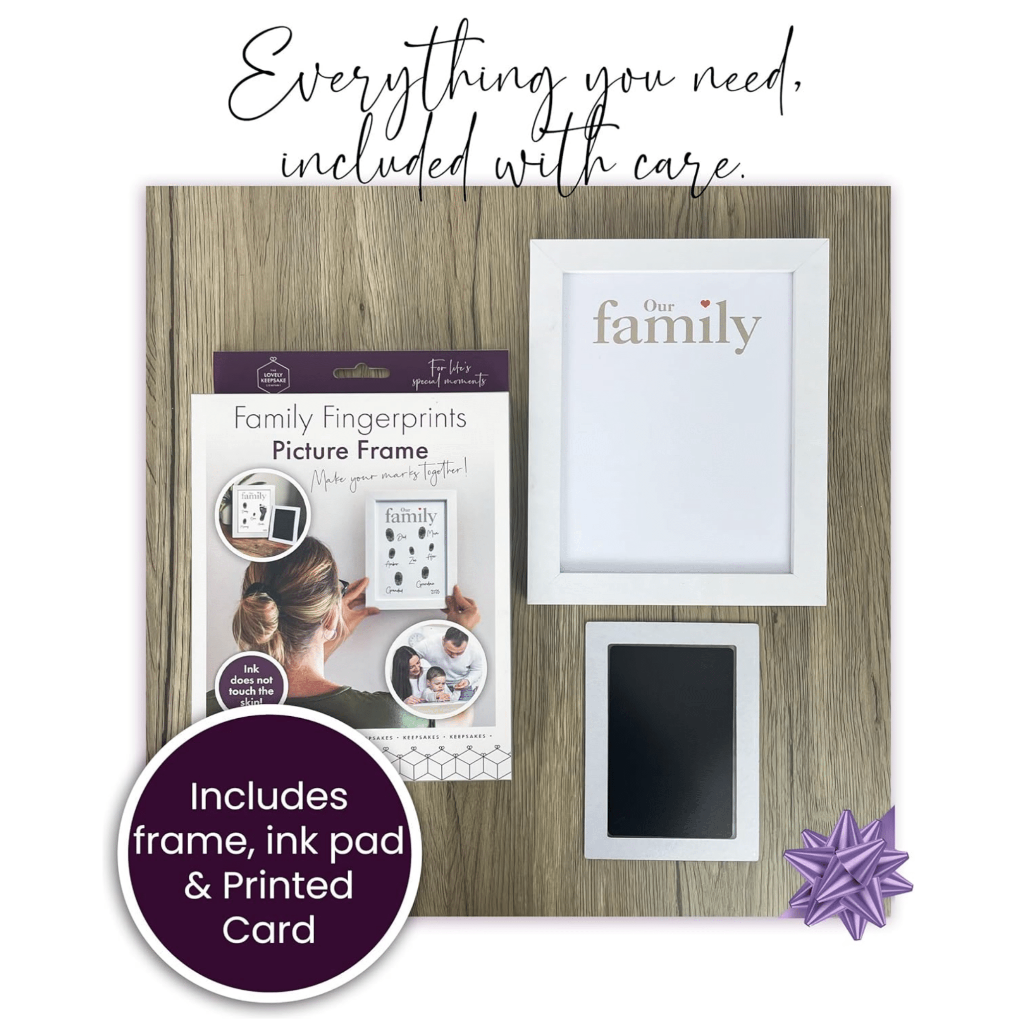 Family Fingerprints Picture Frame - Baby&More