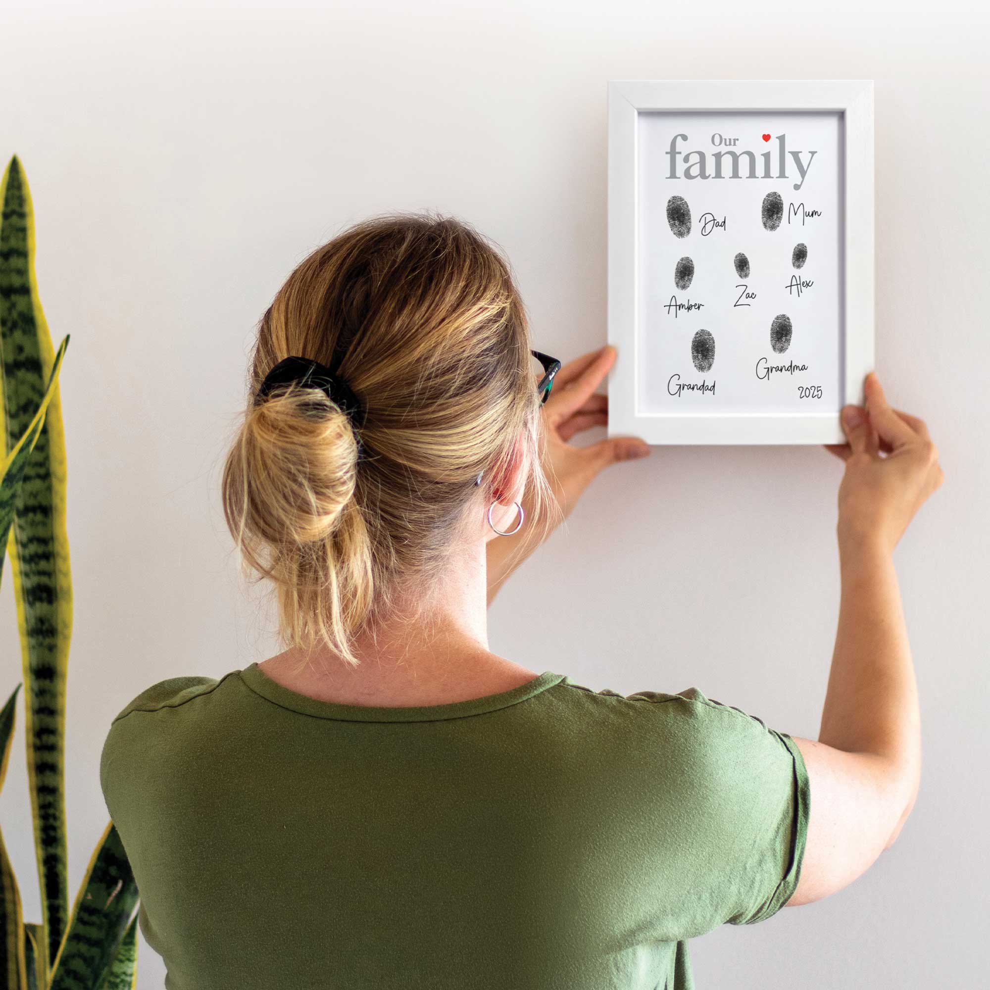 Family Fingerprints Picture Frame - Baby&More