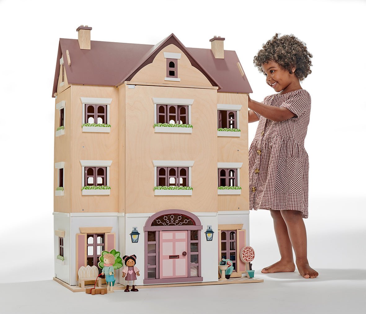 Fantail Hall Wooden Dolls House - Baby&More