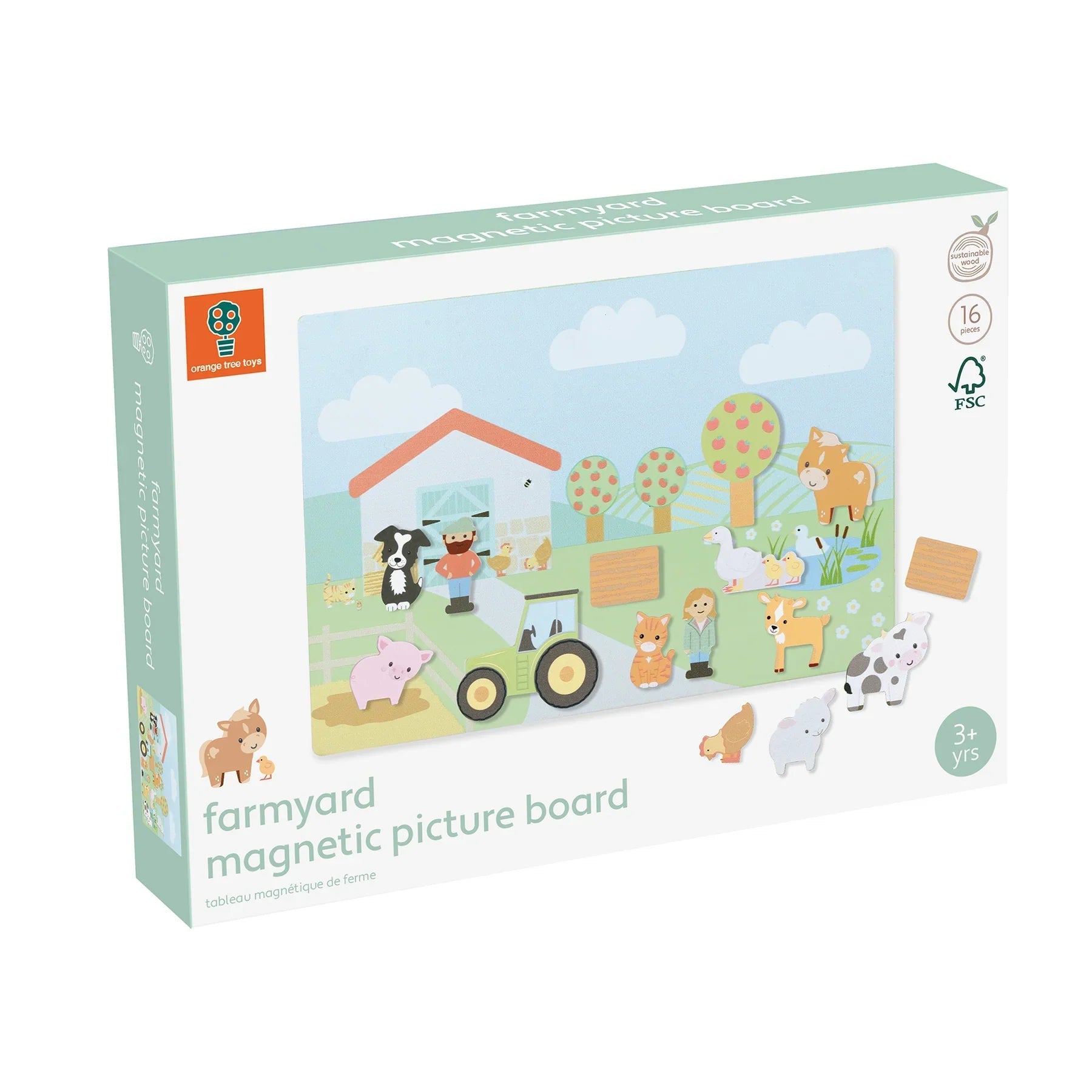 Farmyard Magnetic Picture Board - Baby&More