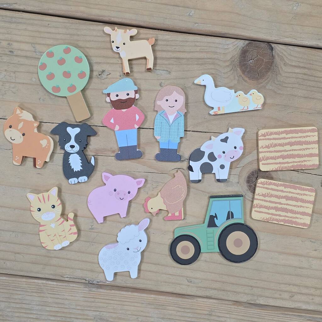 Farmyard Magnetic Picture Board - Baby&More