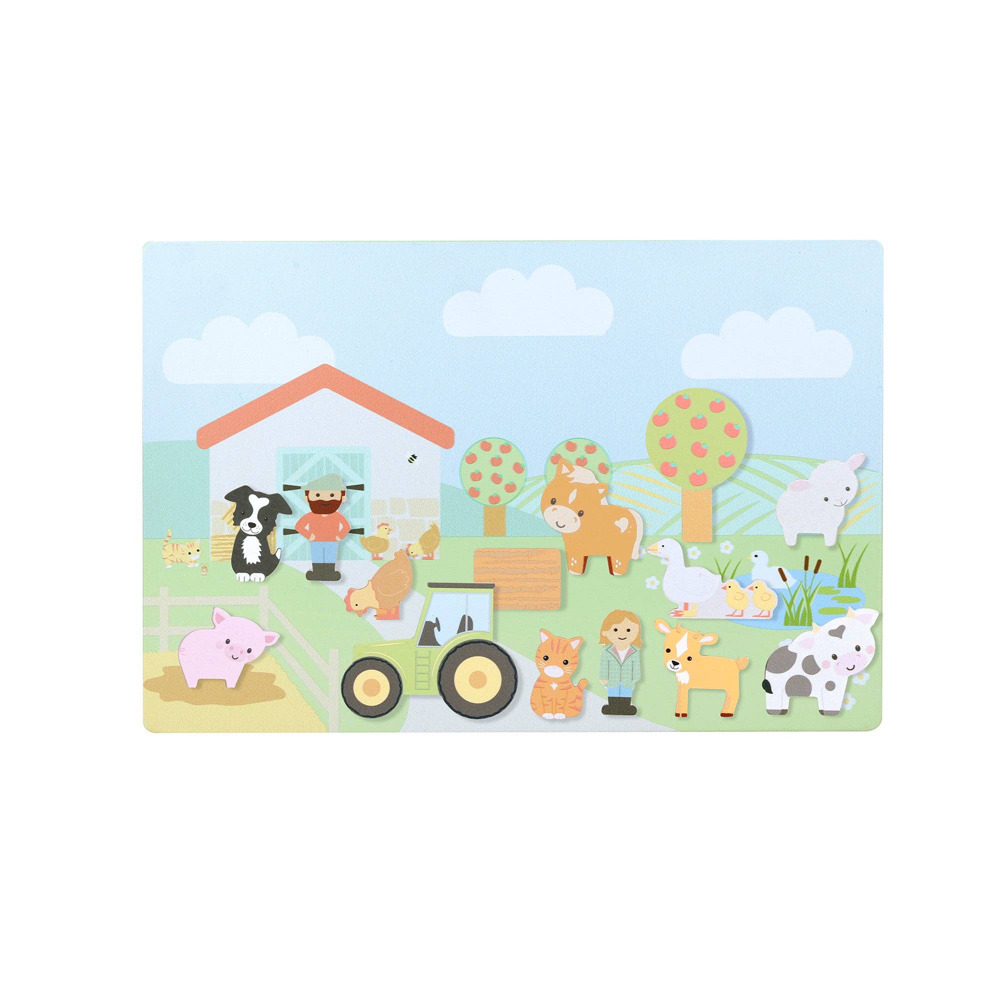 Farmyard Magnetic Picture Board - Baby&More