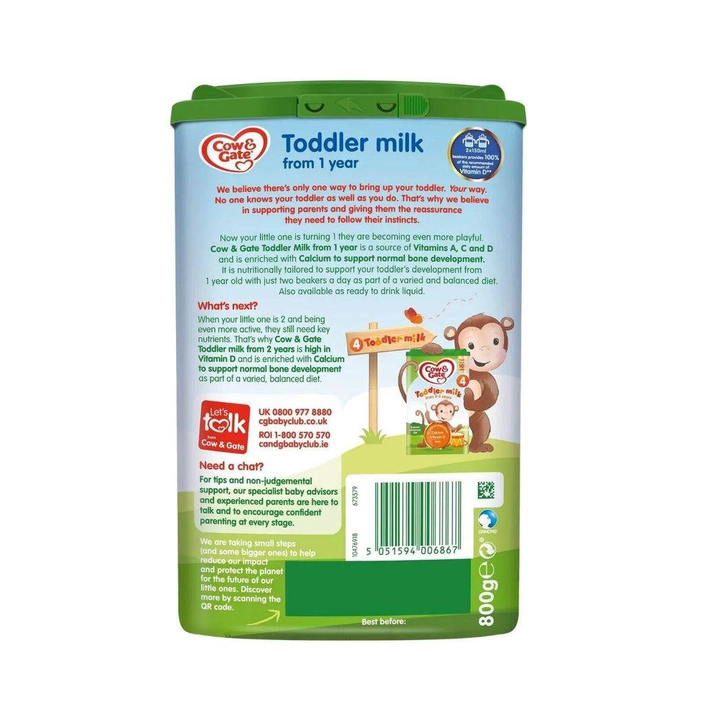 Cow and Gate 3 Growing Up Milk Formula - 1+ year 800g