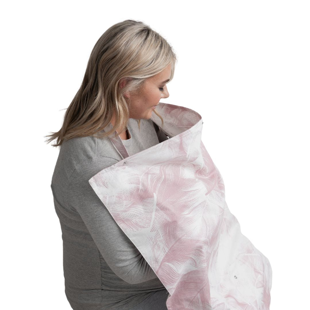 Feeding & Pumping Privacy Cover - Feather Nest - Baby&More
