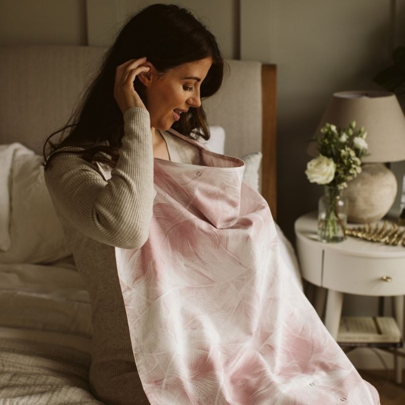 Feeding & Pumping Privacy Cover - Feather Nest - Baby&More
