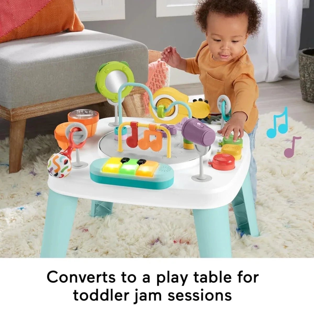 Fisher-Price 3-in-1 Hit Wonder Baby Activity Centre & Toddler Play Table - Baby&More