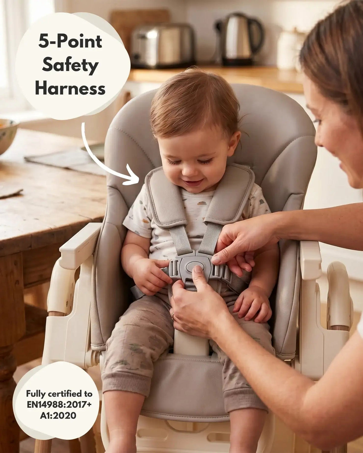 Flare Baby & Toddler Highchair - Beige - Baby&More