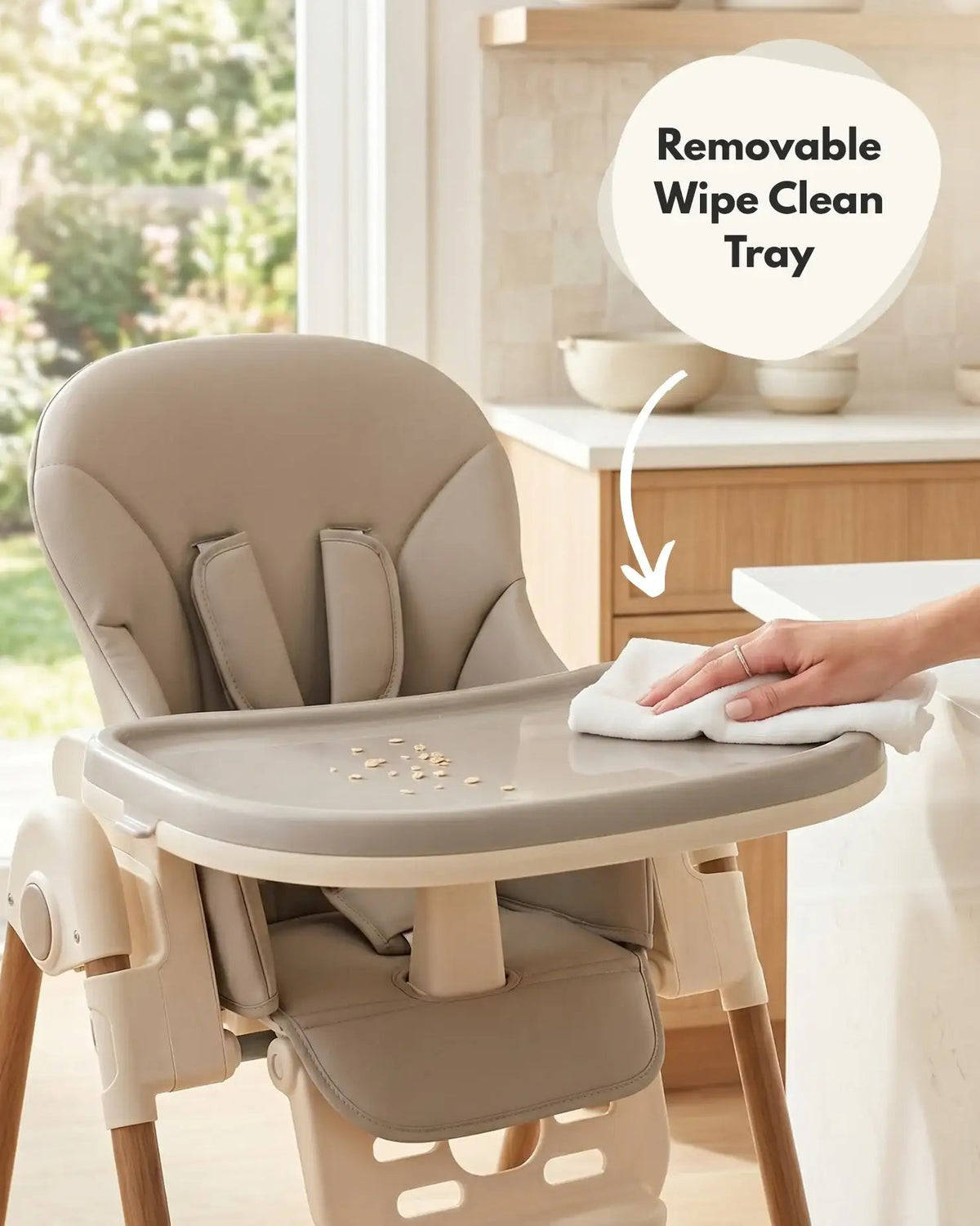 Flare Baby & Toddler Highchair - Beige - Baby&More