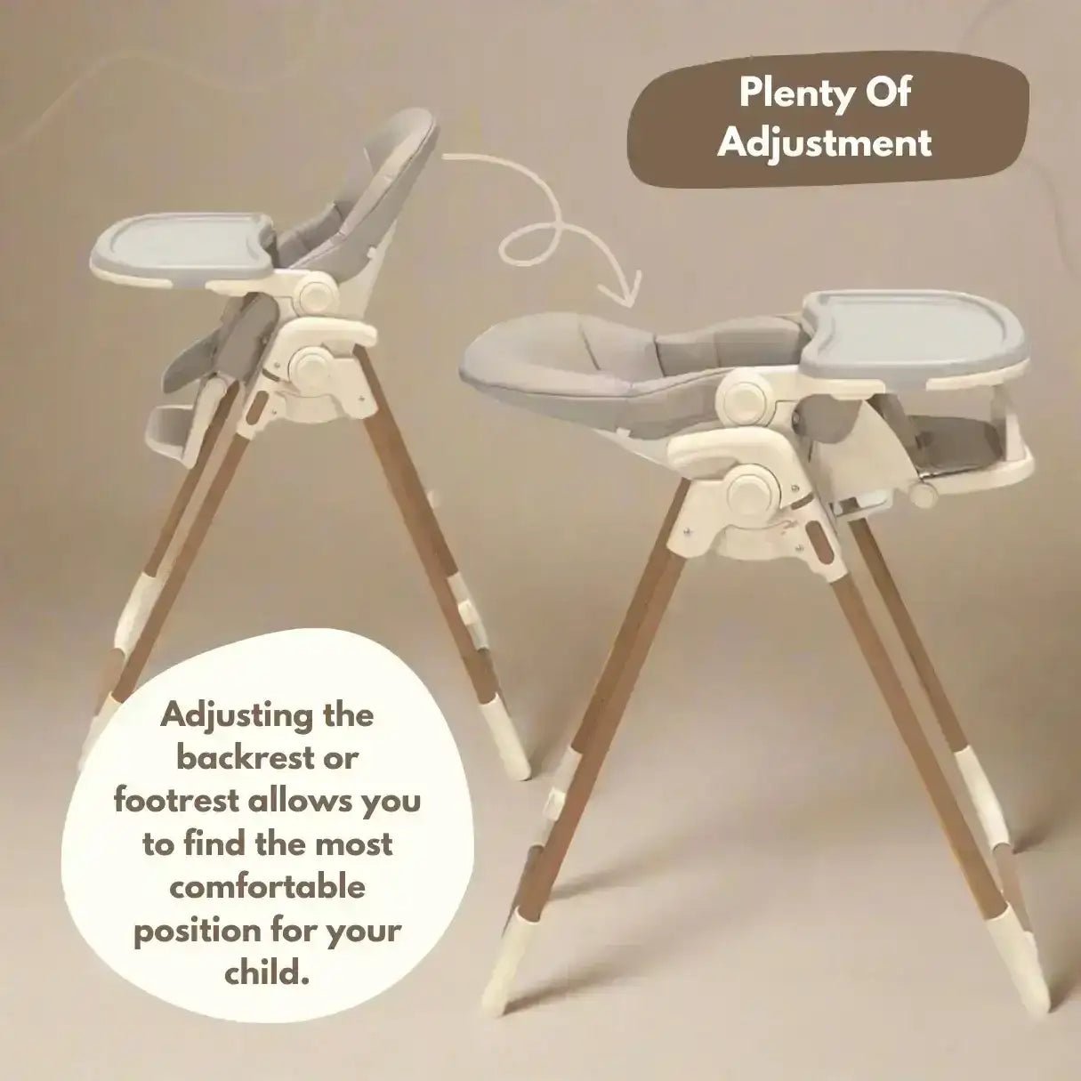 Flare Baby & Toddler Highchair - Beige - Baby&More