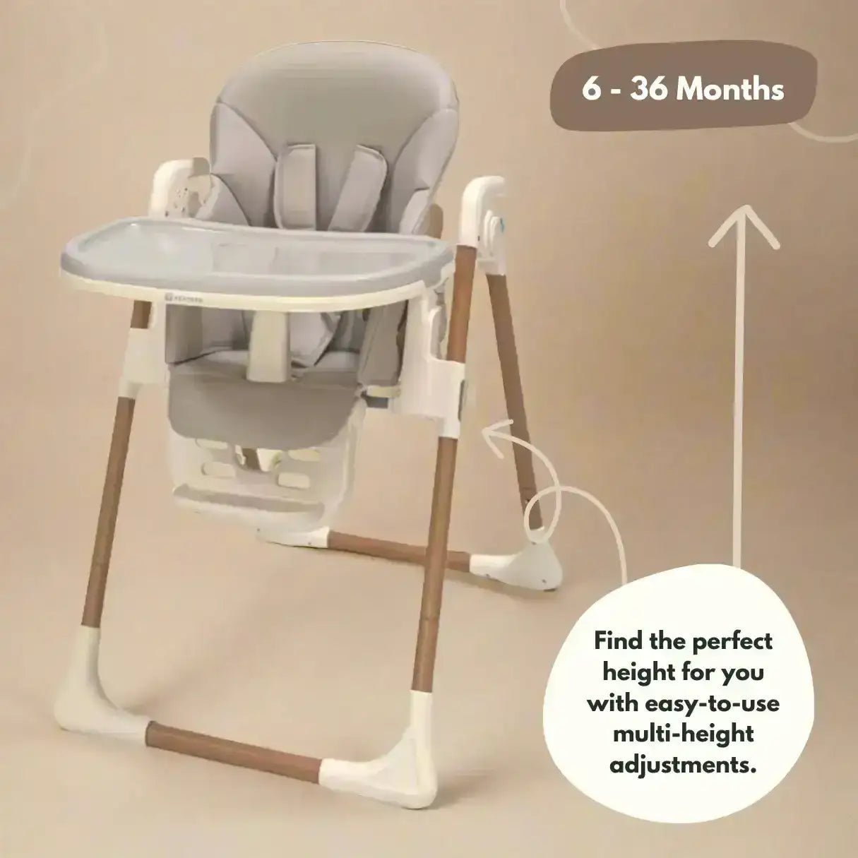 Flare Baby & Toddler Highchair - Beige - Baby&More