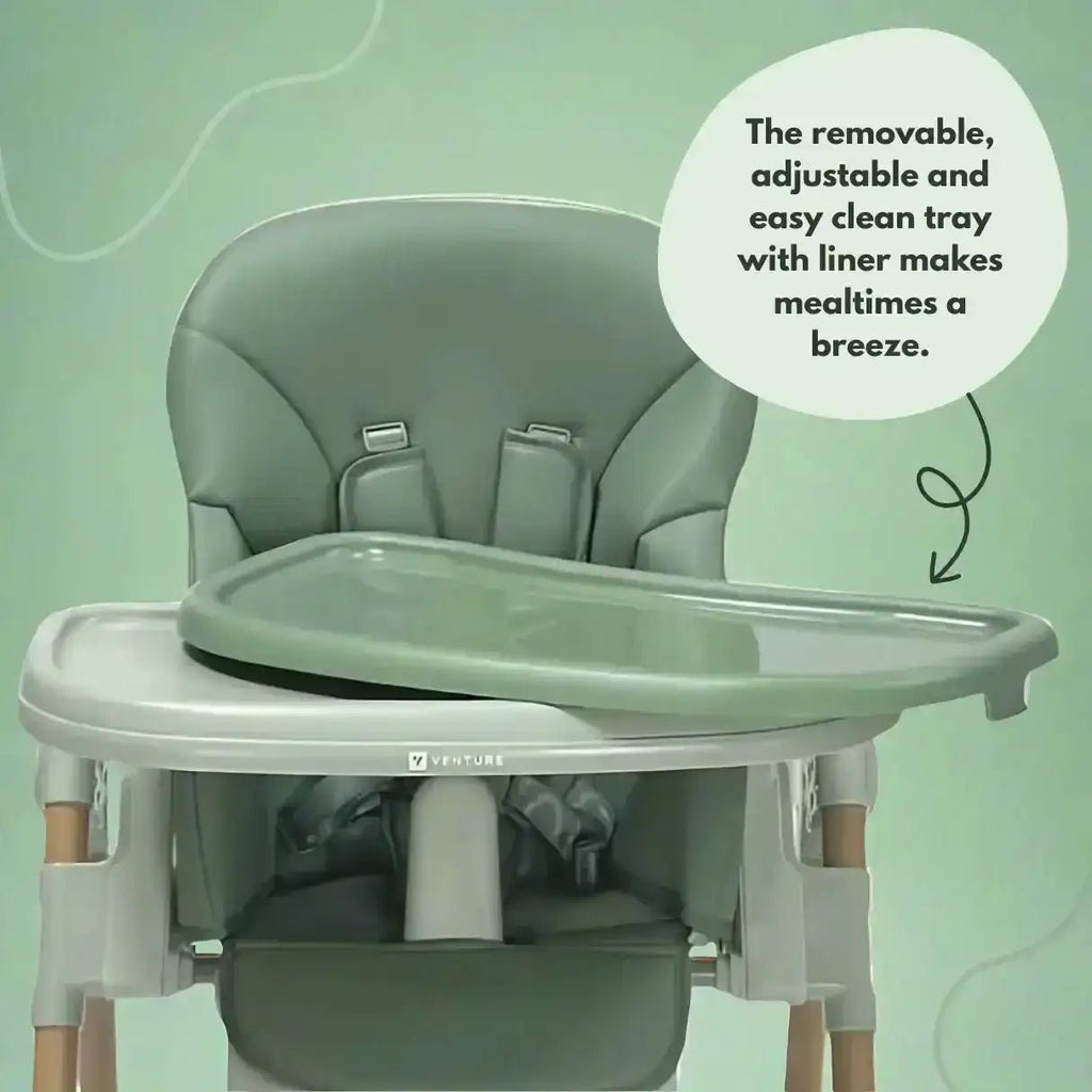 Flare Baby & Toddler Highchair - Green - Baby&More