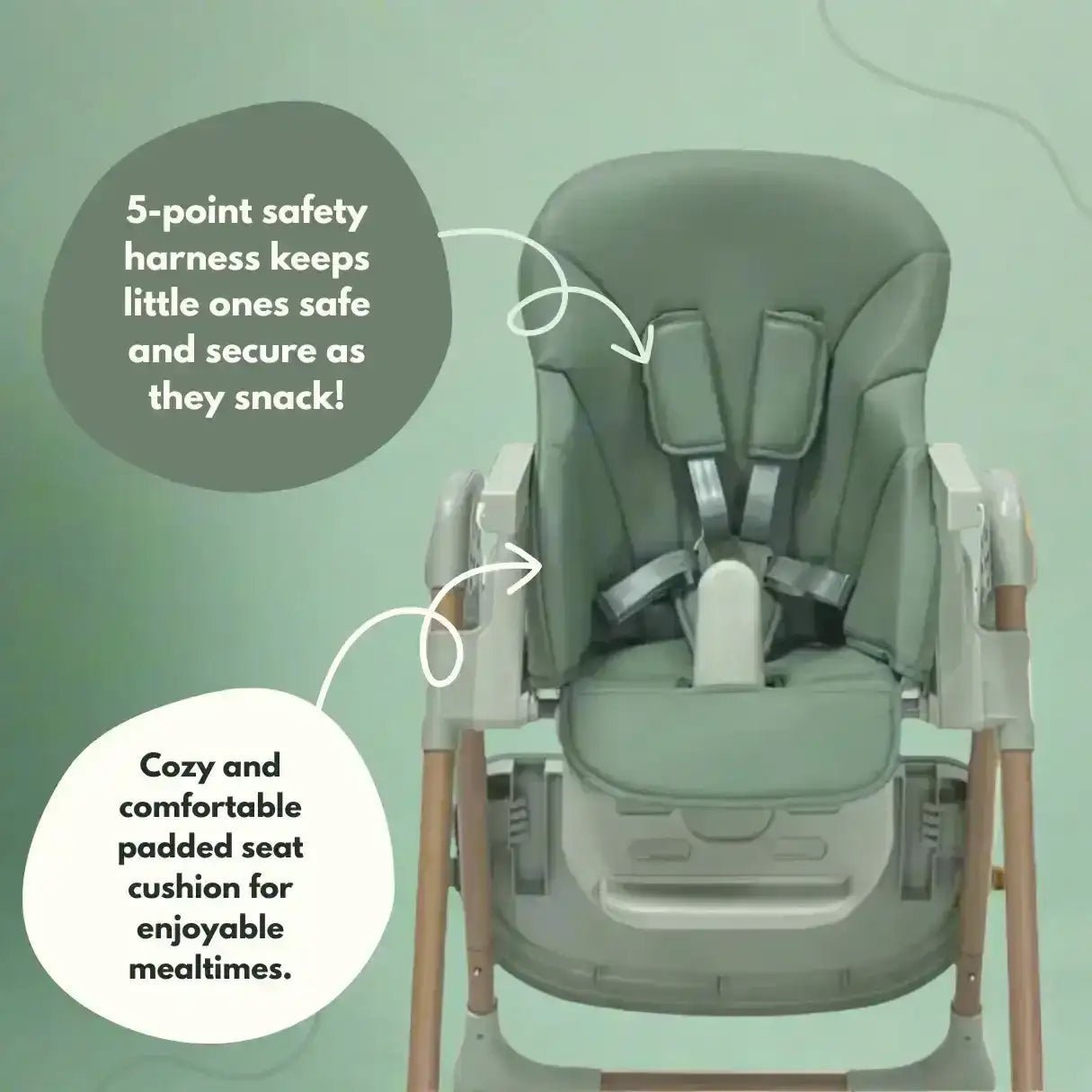 Flare Baby & Toddler Highchair - Green - Baby&More