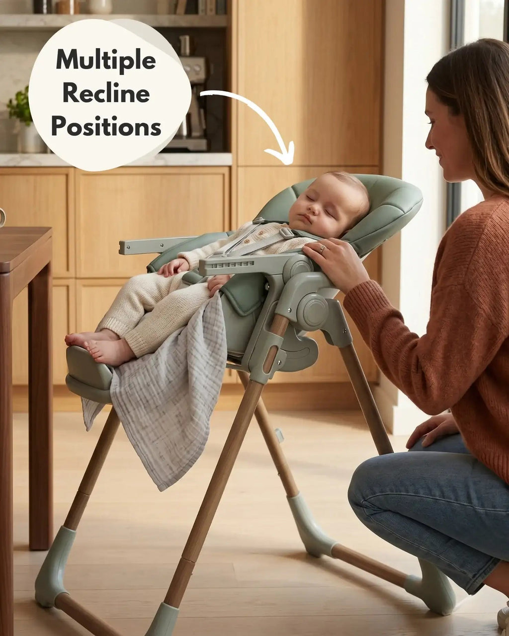 Flare Baby & Toddler Highchair - Green - Baby&More