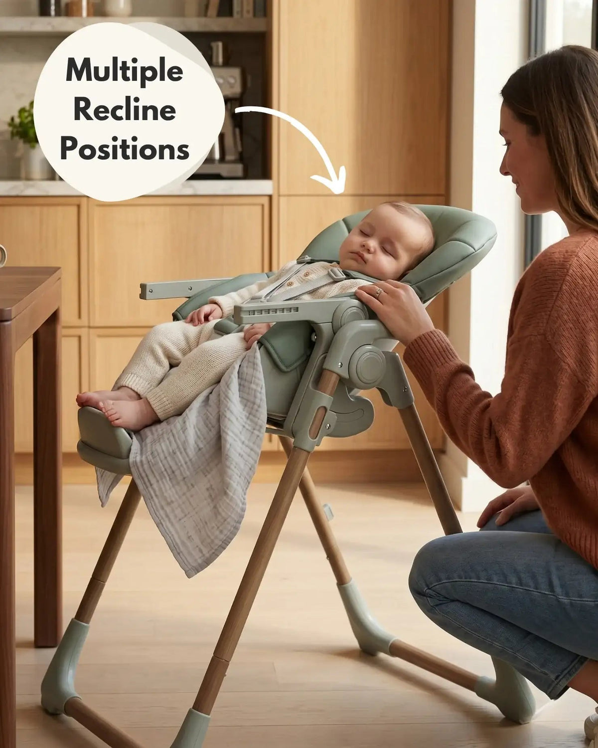 Flare Baby & Toddler Highchair - Green - Baby&More