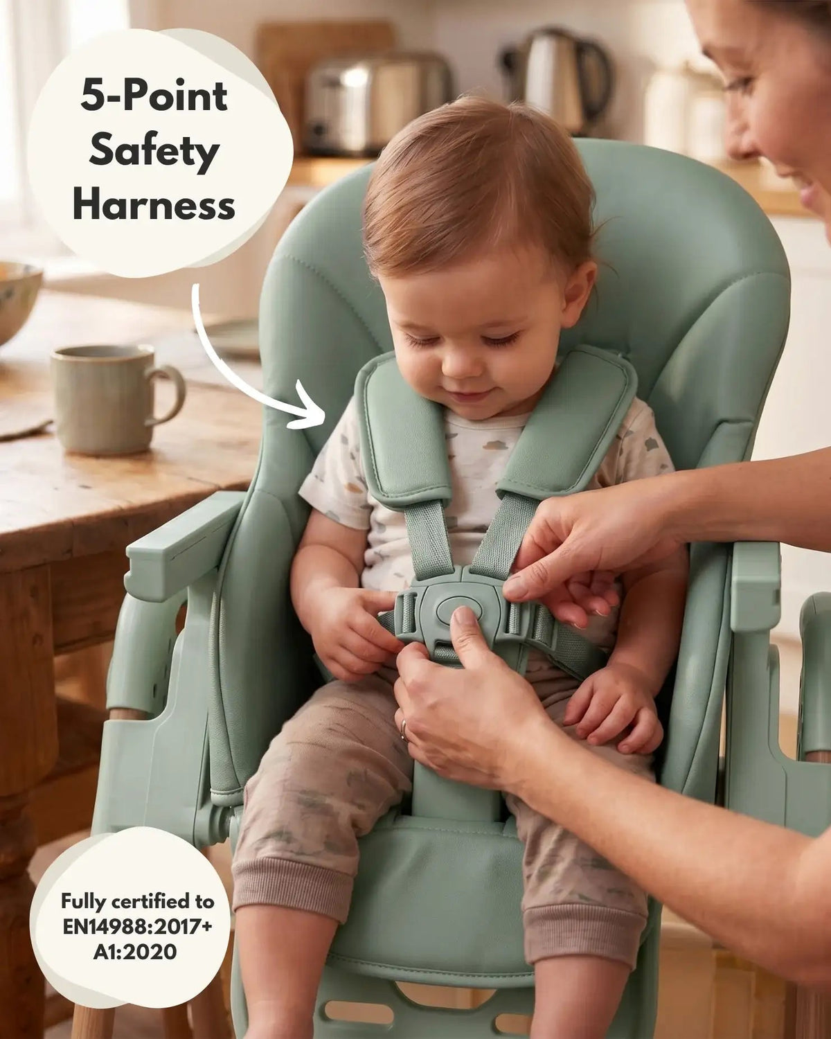 Flare Baby & Toddler Highchair - Green - Baby&More