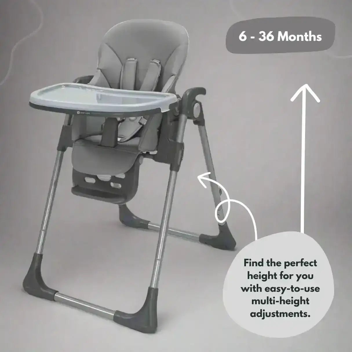 Flare Baby & Toddler Highchair - Grey - Baby&More