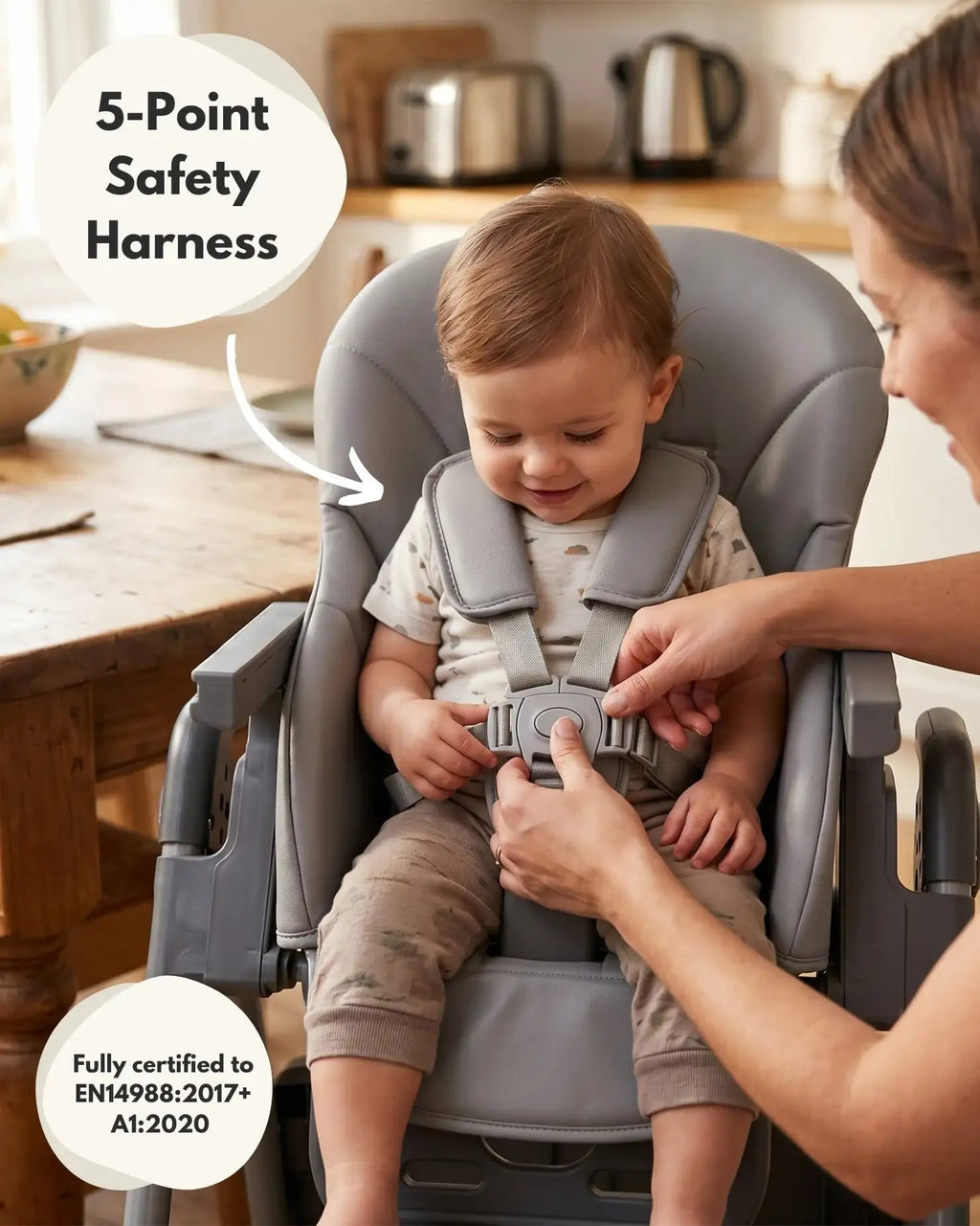 Flare Baby & Toddler Highchair - Grey - Baby&More