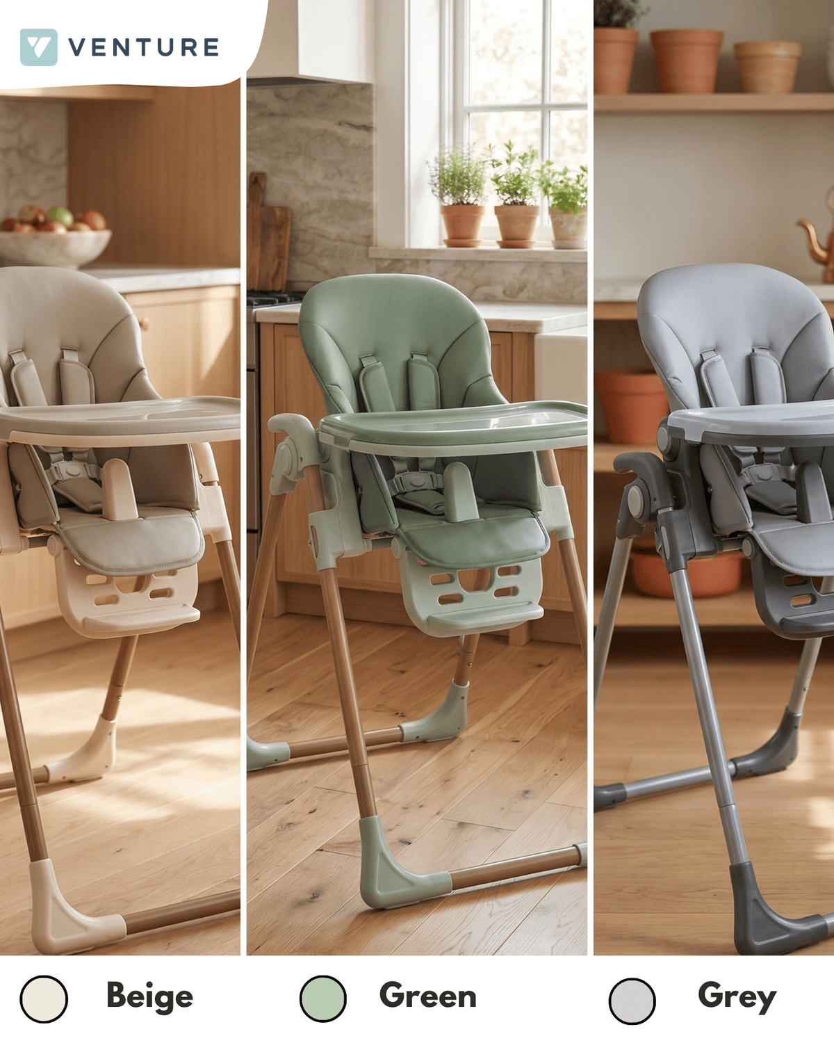Flare Baby & Toddler Highchair - Grey - Baby&More