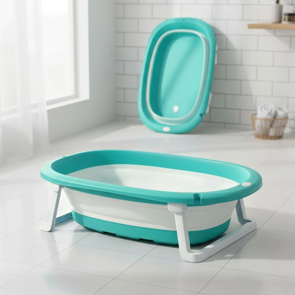 Foldable Bathtub with Plug - Baby&More