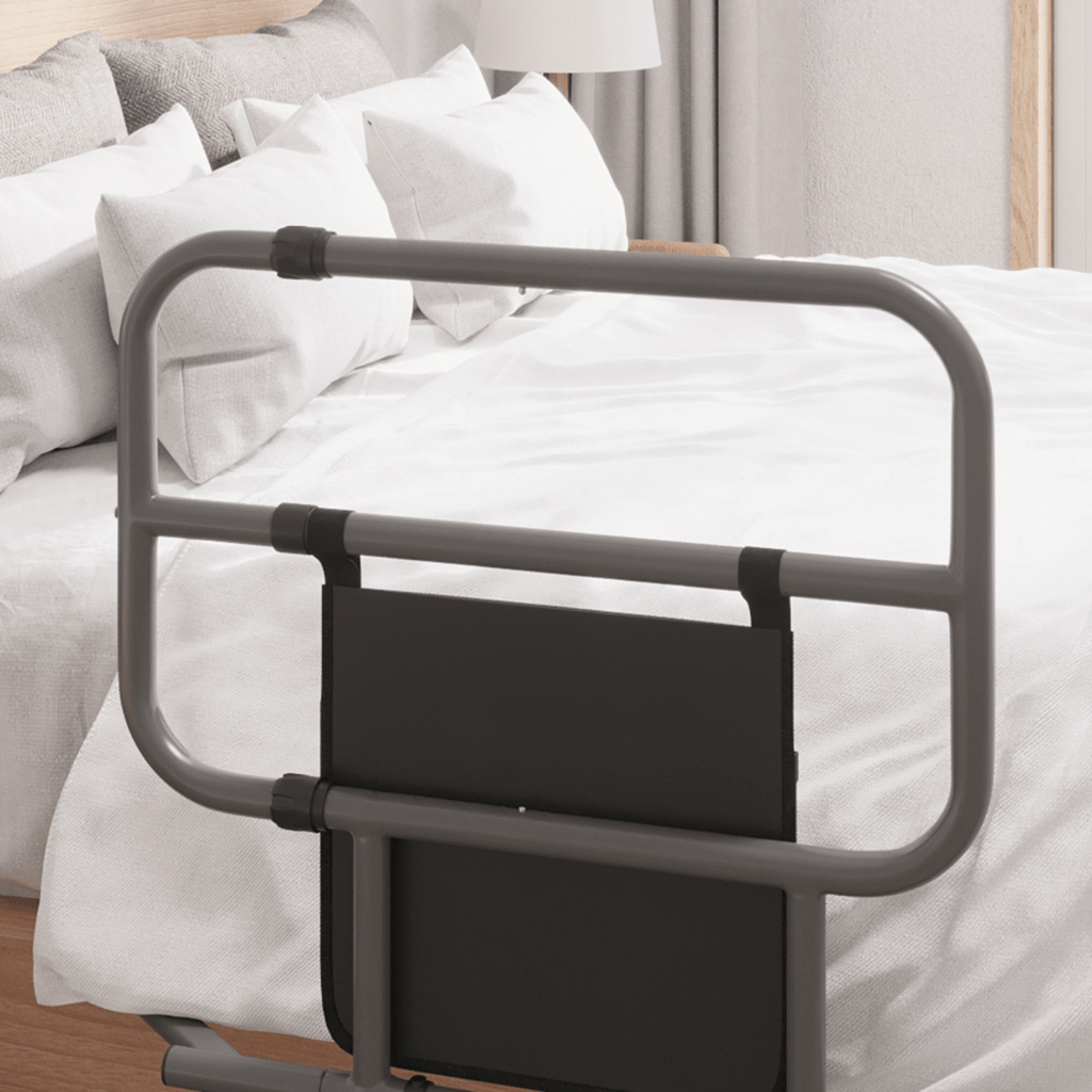 Folding Bed Rail for Elderly / Disabled Adults with Pocket - Baby&More