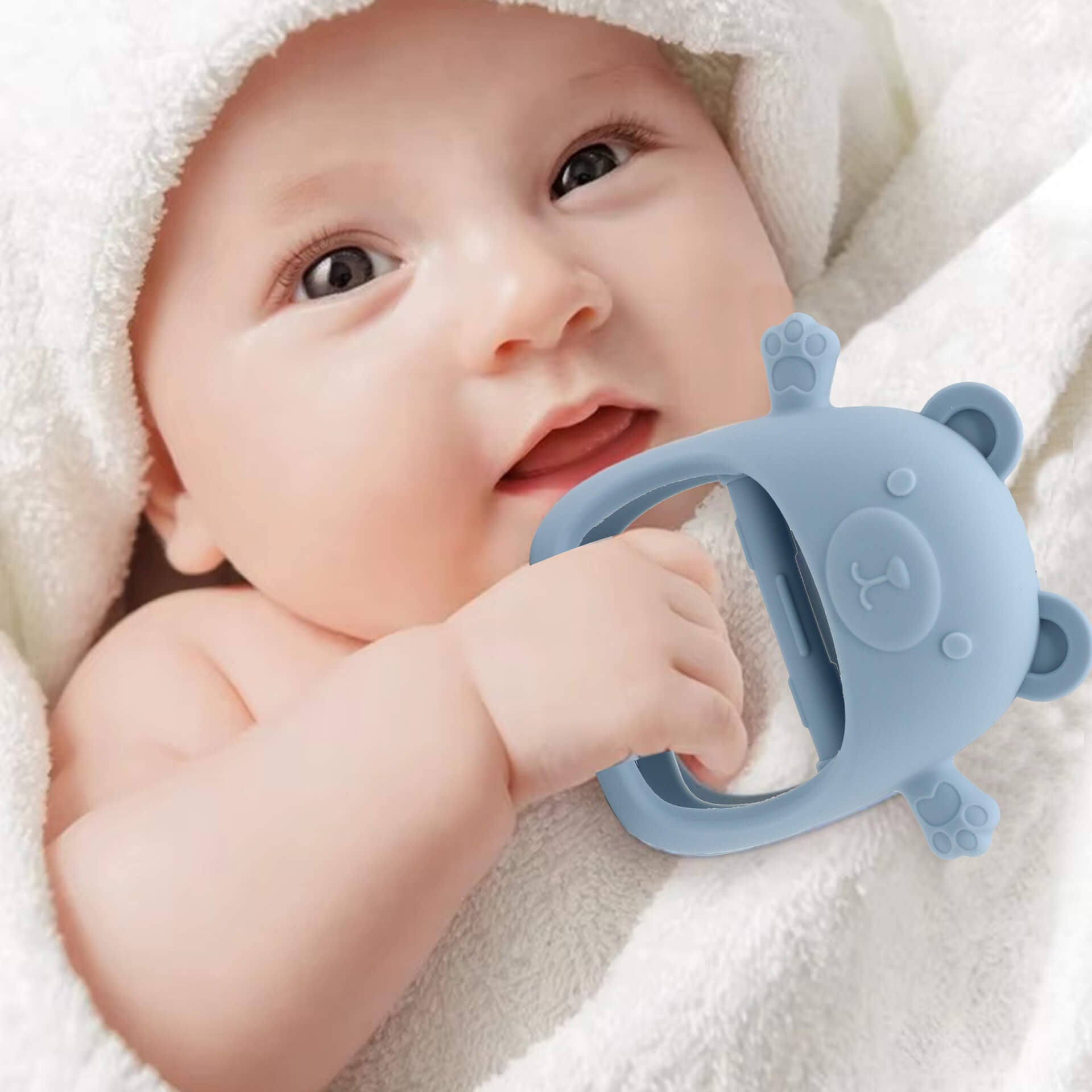 Food Grade Silicone Teething Mitten - 2 Pack - Baby&More