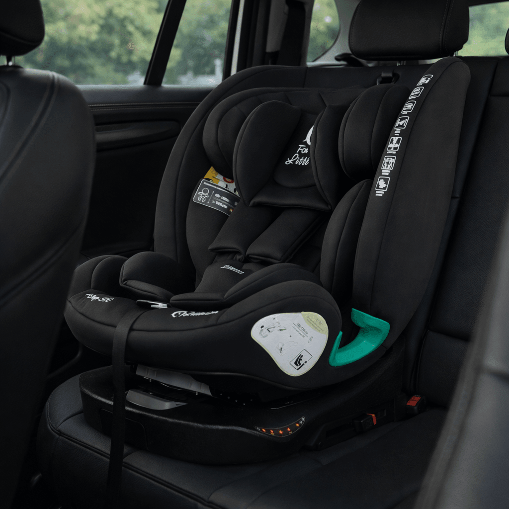 For Your Little One AllStage 360 0/1/2/3 ISOFIX I-Size Car Seat - Midnight Black (Birth-12 Years) - Baby&More