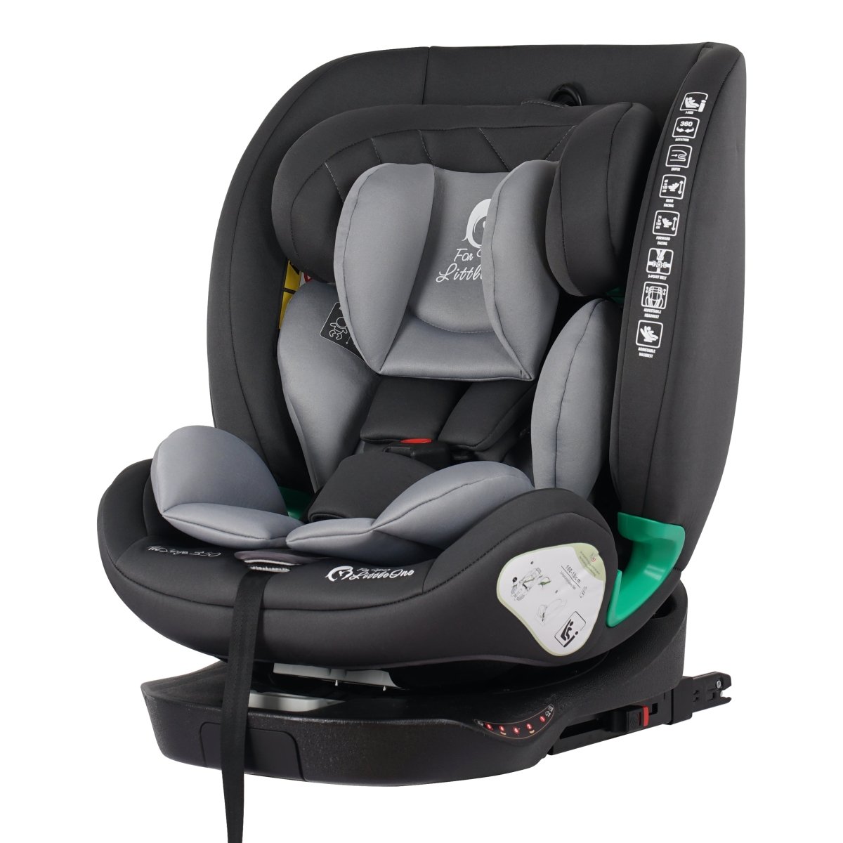 For Your Little One AllStage 360 0/1/2/3 ISOFIX I-Size Car Seat - Slate Mist (Birth-12 Years) - Baby&More