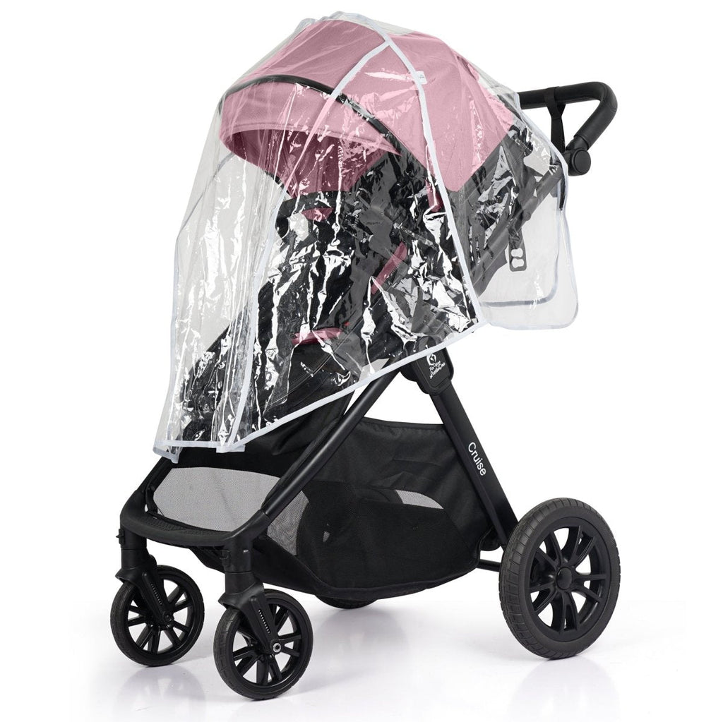 For Your Little One Cruise 3 In 1 Travel System With Car Seat - Blush Rose (Free Cupholder And Seat Liner Included!) - Baby&More